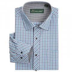 Men's classic plaid shirt Long sleeve dress 5612 L