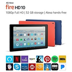 All-New Fire HD 10 Tablet with Alexa Hands-Free, 1