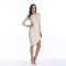 CHARM Plain blank dress fashion wool women solid