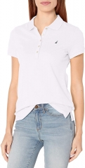 Nautica nodica women's 5-button short sleeve breat