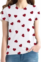 Valentine's day heart t-shirt - women's Valentine'