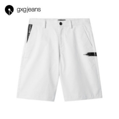 GXG Jeans 2018 Summer Men's shorts with white prin