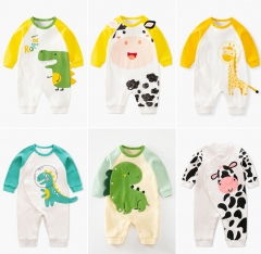 Long sleeve baby romper cartoon