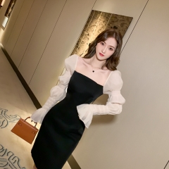 Temperament dress female 2020 autumn new French Temperament dress female 2020 autumn new French