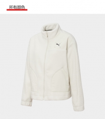 Cynthia New women's imitation lamb velvet zipper c