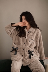 Cynthia Coral fleece pajamas are cute and thicker 