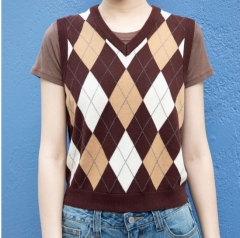 Brandy Riley Sweater Vest brown onesize