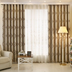 2 Panels Set Modern Striped Curtains for Living Ro