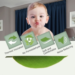 Solid Navy Thermal Insulated Pencil Pleat Curtains