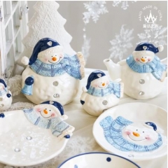 Christmas Ceramic Tableware kitchen soup Noodle Ri