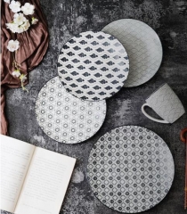 Japanese Style Hand Painted Porcelain Dinner Plate