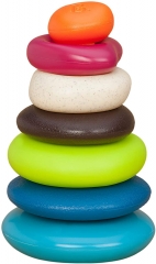 Toys – Skipping Stones – Textured Stacking Rings –