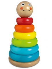 jumini Classic Wobbly Stacker Wooden Stacking Toys