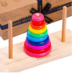 Jaques of London - Tower of Hanoi | Wooden Stackin