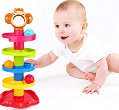 5 Layer Ball Drop and Roll Swirling Tower Shape So