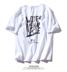 European and American hip-hop brand English t-shir