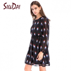 2020Autumn Wholesale Latest Fashion Printed Black 