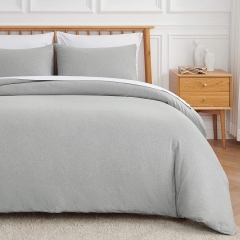 VEEYOO Double Duvet Cover Jersey Cotton - Non Iron
