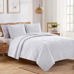 VEEYOO Bedspread Quilt Set Double Size - Soft Micr
