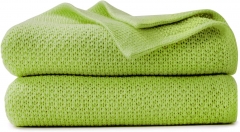 VEEYOO Knit Throws Blankets for Sofa - Lightweight