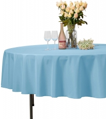 VEEYOO Round Tablecloth 100% Polyester - 274 cm Di