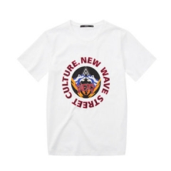 商场同款]gxg jeans男装2018夏新款印花短袖男全棉t恤182644051 2018夏季商场