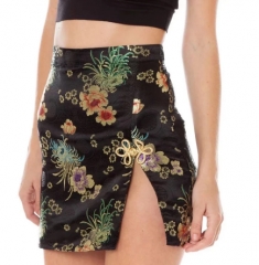 BEYOUTH Sexy Chinese Style Embroidery Women Skirt 
