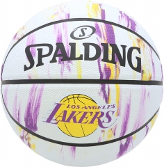 SPALDING basketball ball NBA team marble No. 5 rub
