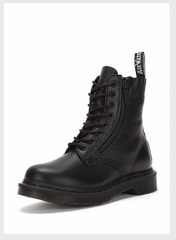 Dr.Martens Dr. Martin all black lychee soft leathe