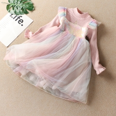 2020 baby dress for girls pink 2