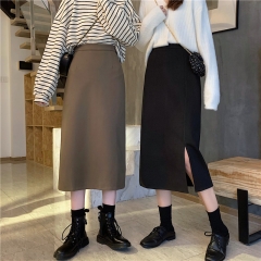 2020 new fashion autumn winter high-waisted a-lin