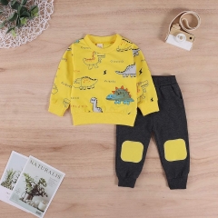 Baby boy cartoon printed clothing suit