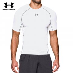 男式短袖衫 男式高级面料紧身健身上衣