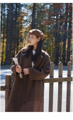 Hepburn cashmere and woollen coat 2020 new autumn