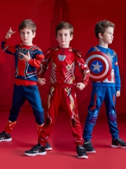 Children's kit Boy Spider-Man Iron Man autumn/wint