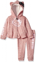 Hello Kitty Baby Girl's 2-piece Hooded Fleece Spor