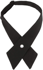 Criss-Cross Bow Tie for Girl School Uniform Adjust