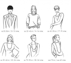 Damen-Kette SYMBOL Metall Swarovski-Kristall