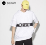 [商场同款]gxg jeans男装2018夏新款字母印花短袖衬衫潮182623172 2018夏季商