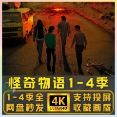 怪奇物语美剧1-4全集超清画质 休闲娱乐虚拟秒发