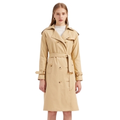 Classic Fashion Trend Long Women's Trench Coat