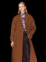 Women's long-sleeved trench coat
