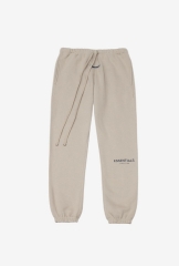 Thickened plush high street toilet pants tan