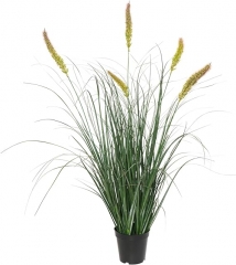 Ttranewsoo人造高草植物与花盆36“（3英尺，1包），迷人的人造人造高潘帕斯草，非常适合家居