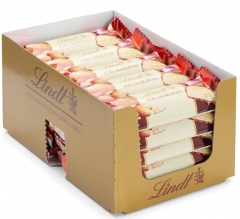 Lindt 瑞士莲 巧克力杏仁糖棒25 x 50 克1250克 黑巧克力纯杏仁糖巧克力散装糖果棒礼物