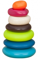 纹理堆叠环套圈圈儿童玩具