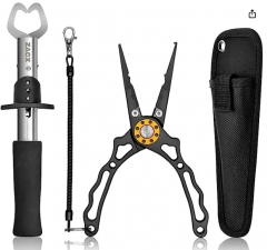 ZACX Fishing Pliers, Fish Lip Gripper Upgraded Mut