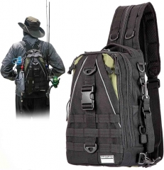 Ghosthorn Fishing Backpack Tackle Sling Bag - Fish