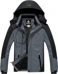 GEMYSE Men's Mountain Waterproof Ski Snow Jacket W
