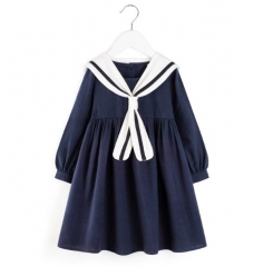 女童长袖连衣裙